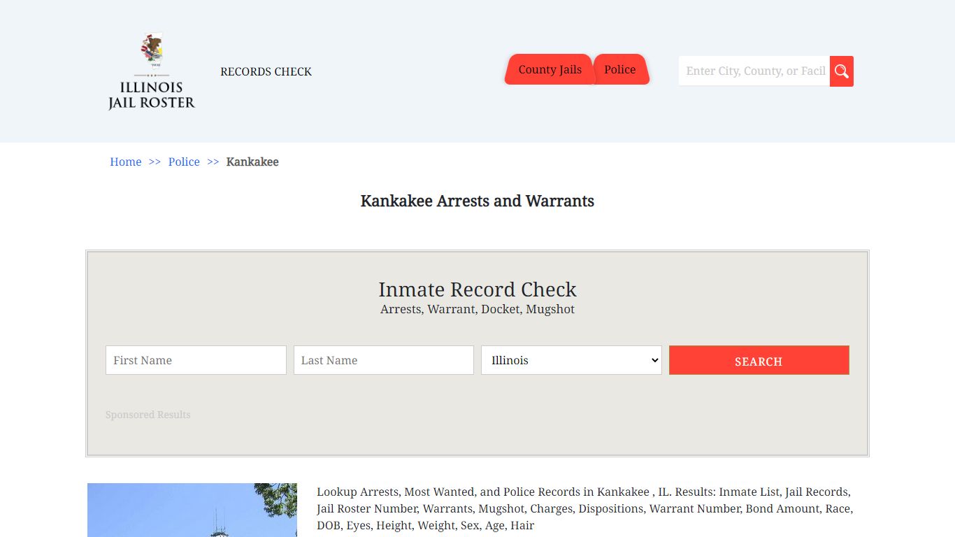 Kankakee Arrests and Warrants | Jail Roster Search