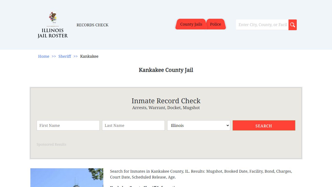 Kankakee County Jail | Jail Roster Search